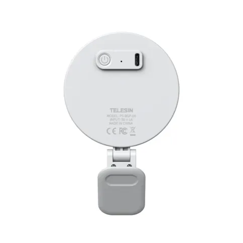 Telesin-Mini-Selfie-Ringlamp-met-klem-voor-smartphone-wit-4.webp