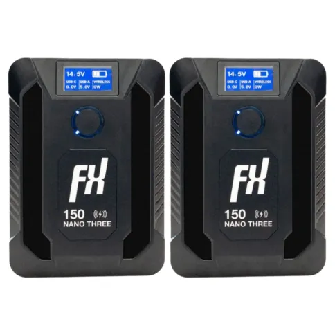 Fxlion Nano Three 150Wh 14,8V Wireless V-mount Battery - 2-pack_1.webp