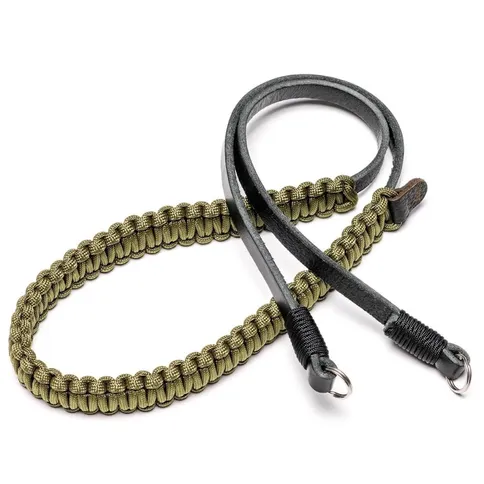 Leica-18895-Paracord-riem-gemaakt-door-COOPH-zwart-olijfgroen-100cm_1.jpg