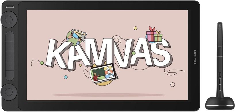 Huion Kamvas 13 (Gen 3) avec support, noir OUTLET