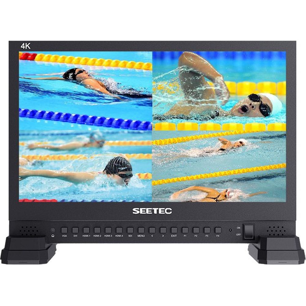 Moniteur de diffusion SEETEC 4K156-9HSD 15,6 pouces 4K 3840x2160 SDI