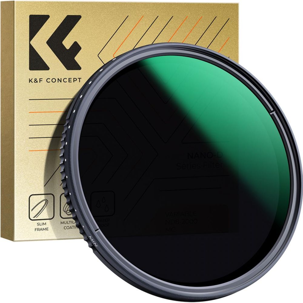 Filtre ND variable K&F Concept ND8-2000 super fin - 72 mm