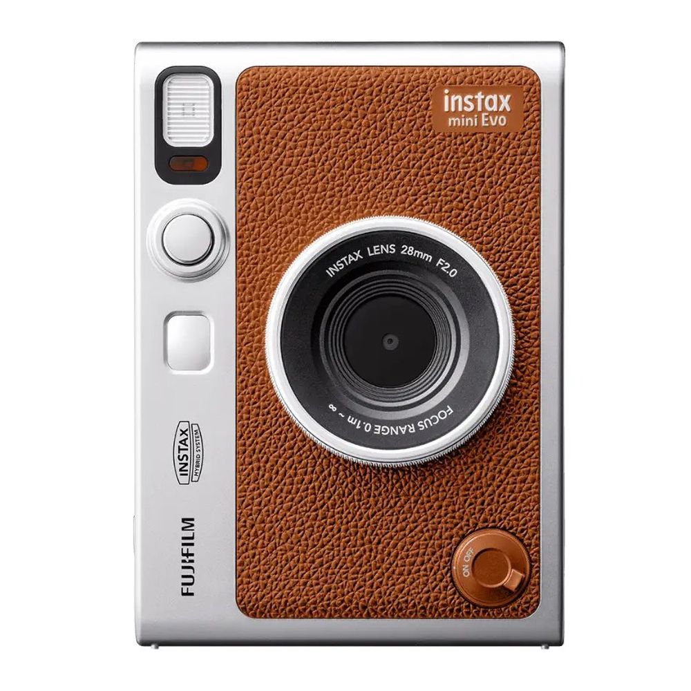 Fujifilm INSTAX mini Evo - Appareil photo instantané de type C, marron