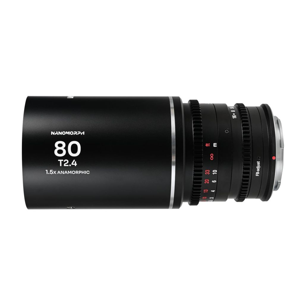 Laowa Nanomorph 80mm T2.4 1.5x S35 (Argent) Canon RF