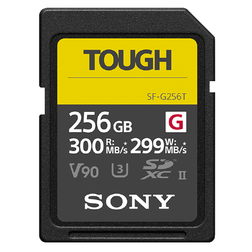 Sony 256GB SDXC CARD SF-G TOUGH USH-II 300MB/S