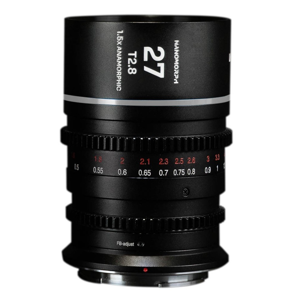 Laowa Nanomorph 27mm T2.8 1.5X S35 (Argent) (Cine) MFT