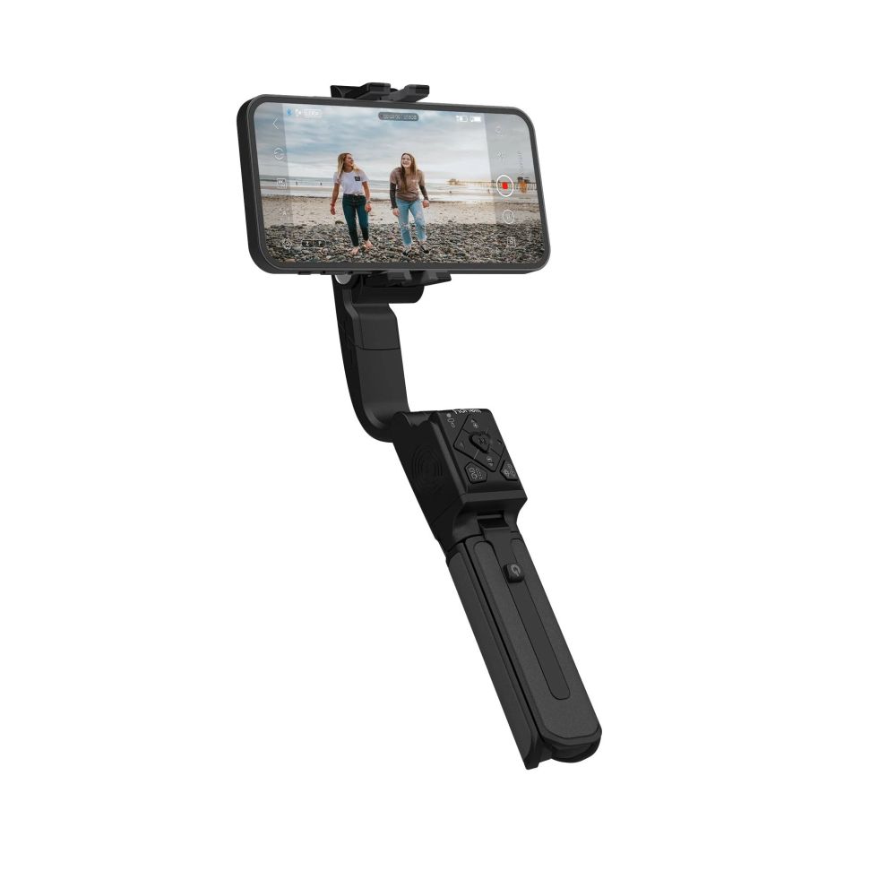 Perche à selfie Hohem Smart avec suivi AI à 360 degrés noir