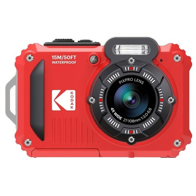 Kodak Waterproof WPZ-2 4x Zoom WiFi Rouge