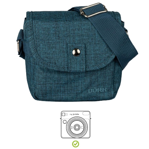 Sac Photo Dorr pour Appareils Photo Instax Bleu Pétrole