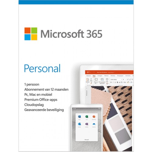 Microsoft 365 Personal - 12 mois/1 appareil *Licence numérique*