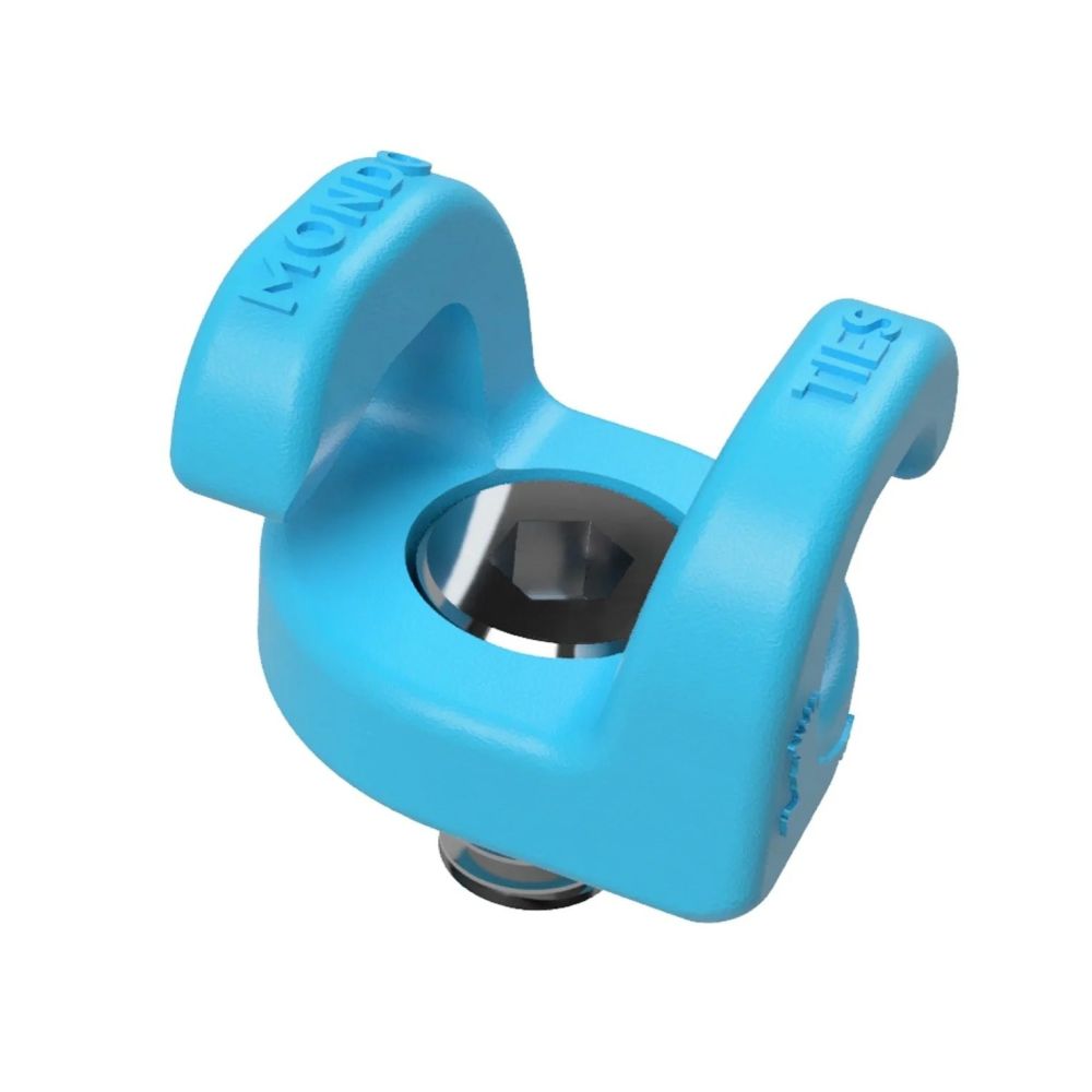Kondor Blue Mondo Ties Clips de gestion de câbles pour caméras (1/4"-20) (10 Pack / Kondor Blue)