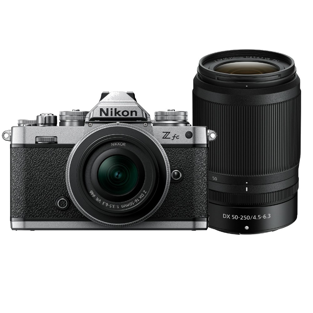 Nikon Z fc + DX 16-50 Silver + DX 50-250