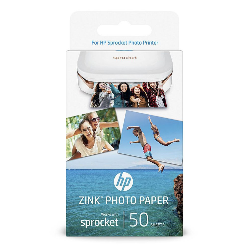 Papier Zink HP 50 feuilles 5 x 7,6 cm