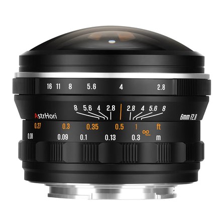 AstrHori 6mm f/2.8 Full-Frame Circular Fisheye Lens - Canon RF