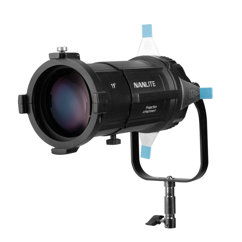 Fixation de projection Nanlite pour monture Bowens avec objectif 19°