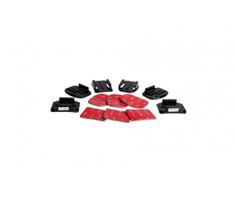 Fixations Pro-Mounts Plates & Courbées pour GoPro