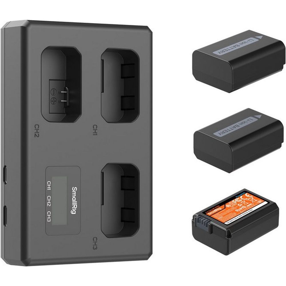 Kit batterie SmallRig 6019 pour appareil photo Sony NP-FW50