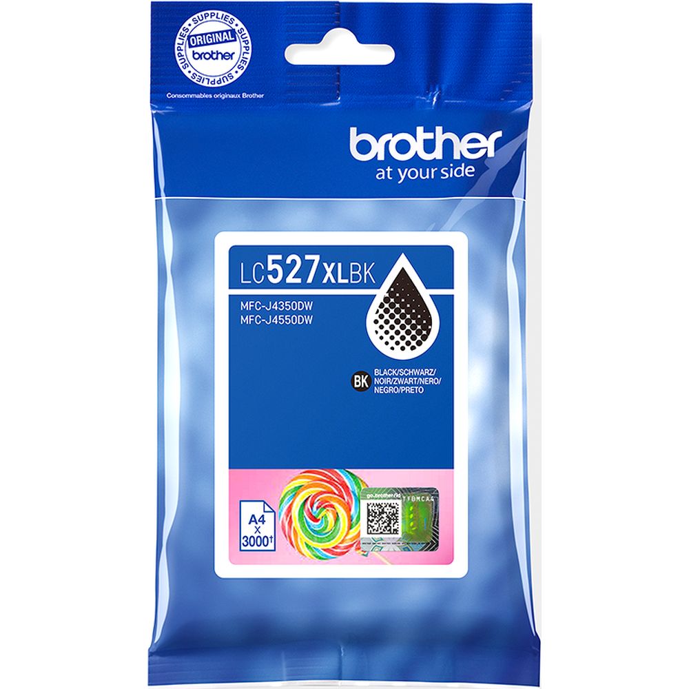 Cartouche d'encre XL noire Brother LC-527XLBK