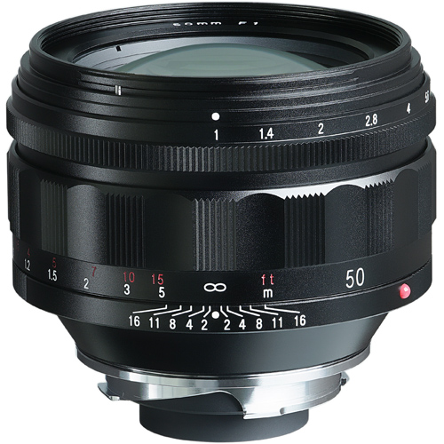 Objectif Voigtländer Nokton 1.0/50mm asphérique VM noir