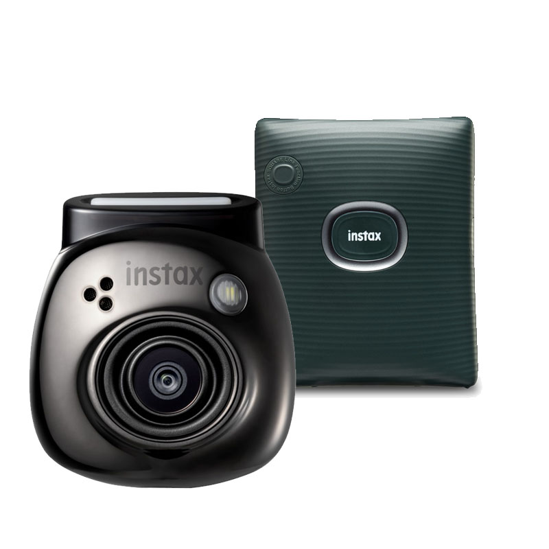 Appareil photo numérique Fujifilm INSTAX PAL, noir + imprimante SQUARE Link, verte