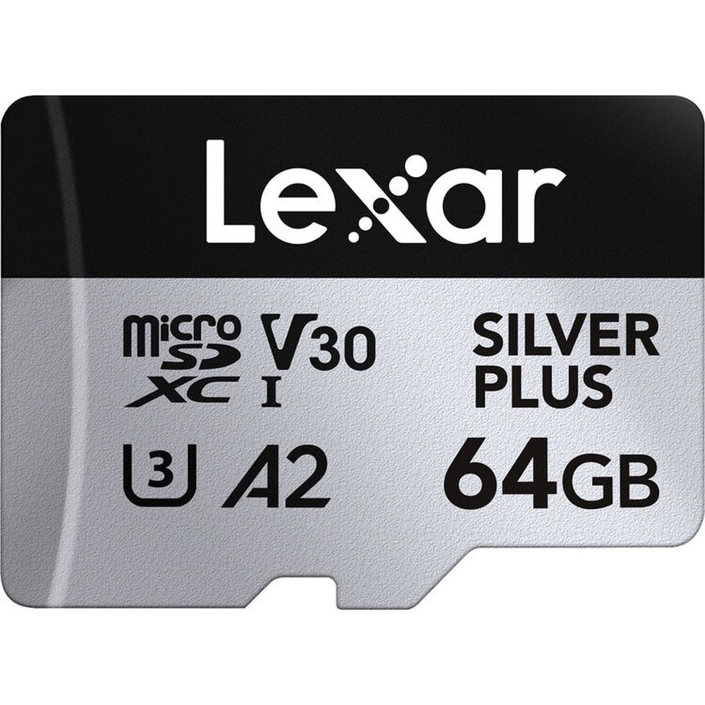 Lexar Pro Silver Plus 64 Go microSDXC V30 - R205/W150 Mo/s