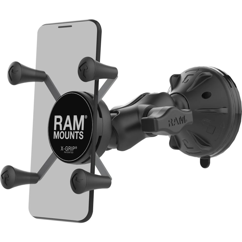 Ram Mounts Ventouse à bras court Unpd W X-Grip
