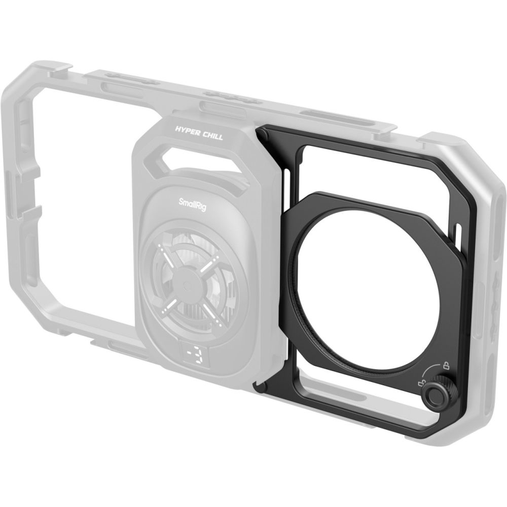 Adaptateur de filtre fileté SmallRig 5277 67 mm avec pare-soleil amovibles pour cage de téléphone universelle (4299B)