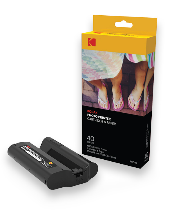 Cartouche Kodak Photo Printer Dock + Papier 40 Photos 10 x 15 cm