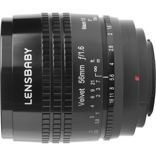 Lensbaby Velvet 56 noir Canon RF