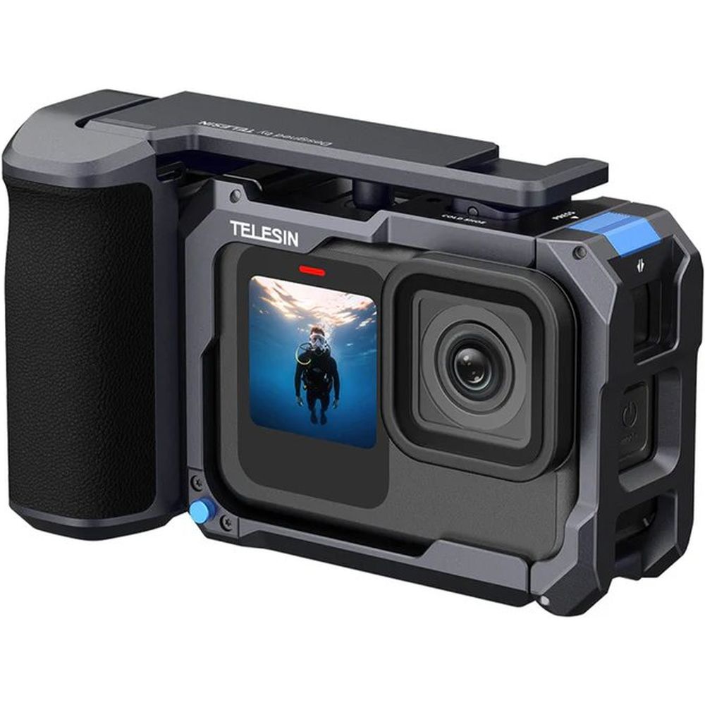 Kit Telesin StreetGrip pour GoPro 9/10/11/12/13 avec cage